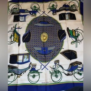 Vintage HERMES silk scarf